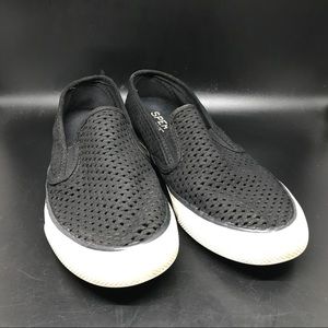 Sperry Slider perforated cloth top loafers
